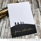Karten-Kunst Hot Foil Plate kk-HF007 - Snowfall