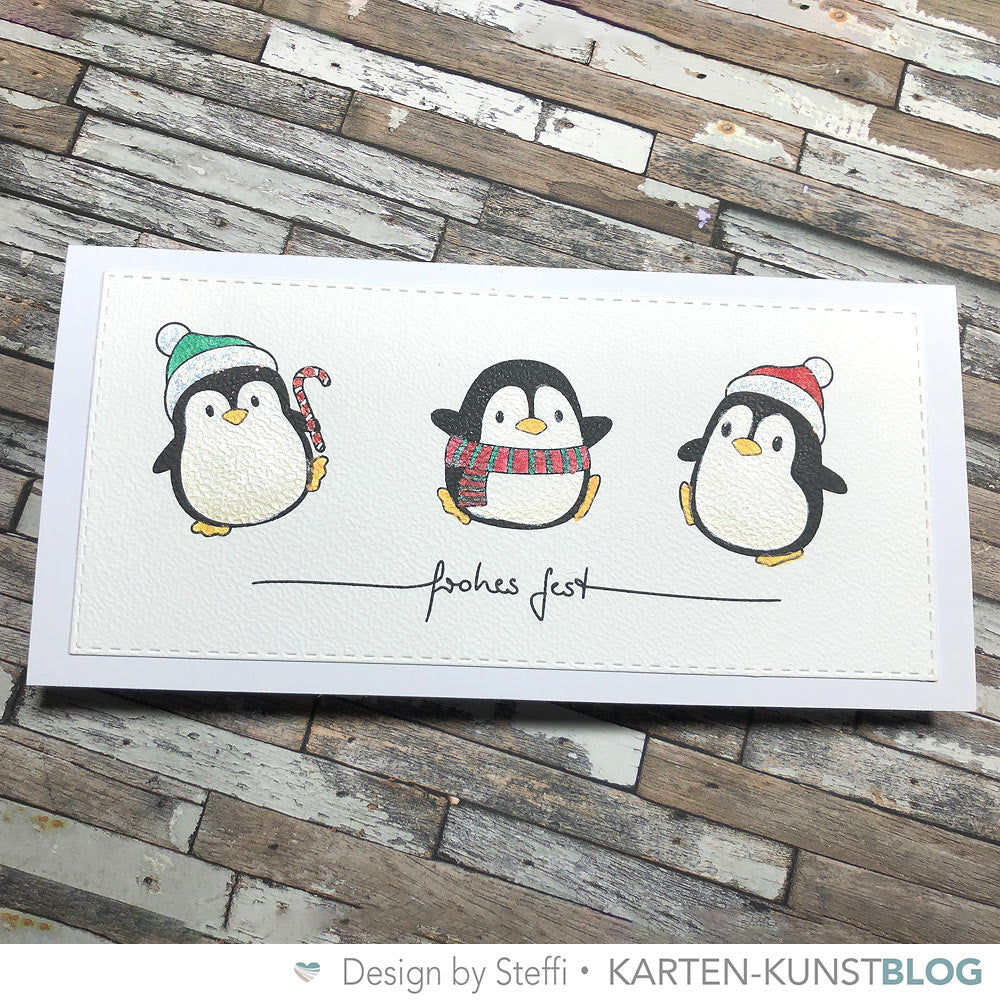 Karten-Kunst Clear Stamps KK-0248 - Penguins