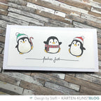 Karten-Kunst Clear Stamps KK-0248 - Penguins