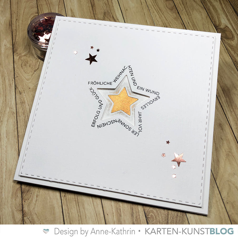 Karten-Kunst Hot Foil Plate kk-HF018 - Nested Stars