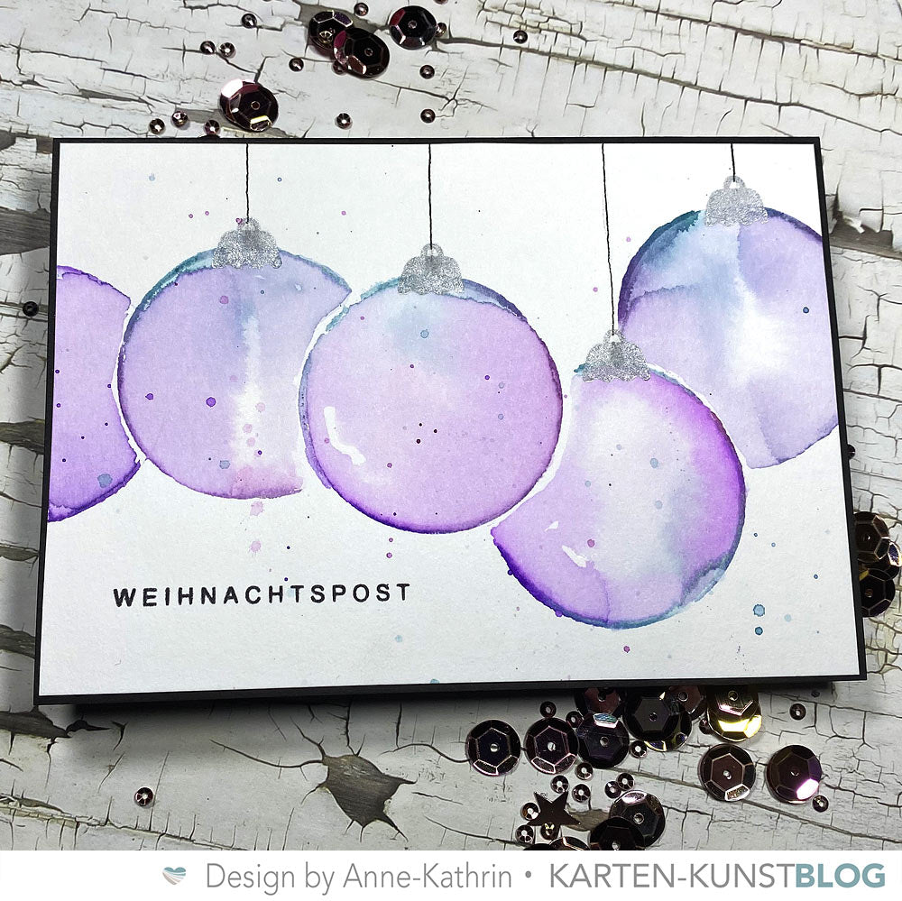 Karten-Kunst Clear Stamps KK-0201 - Weihnachten modern