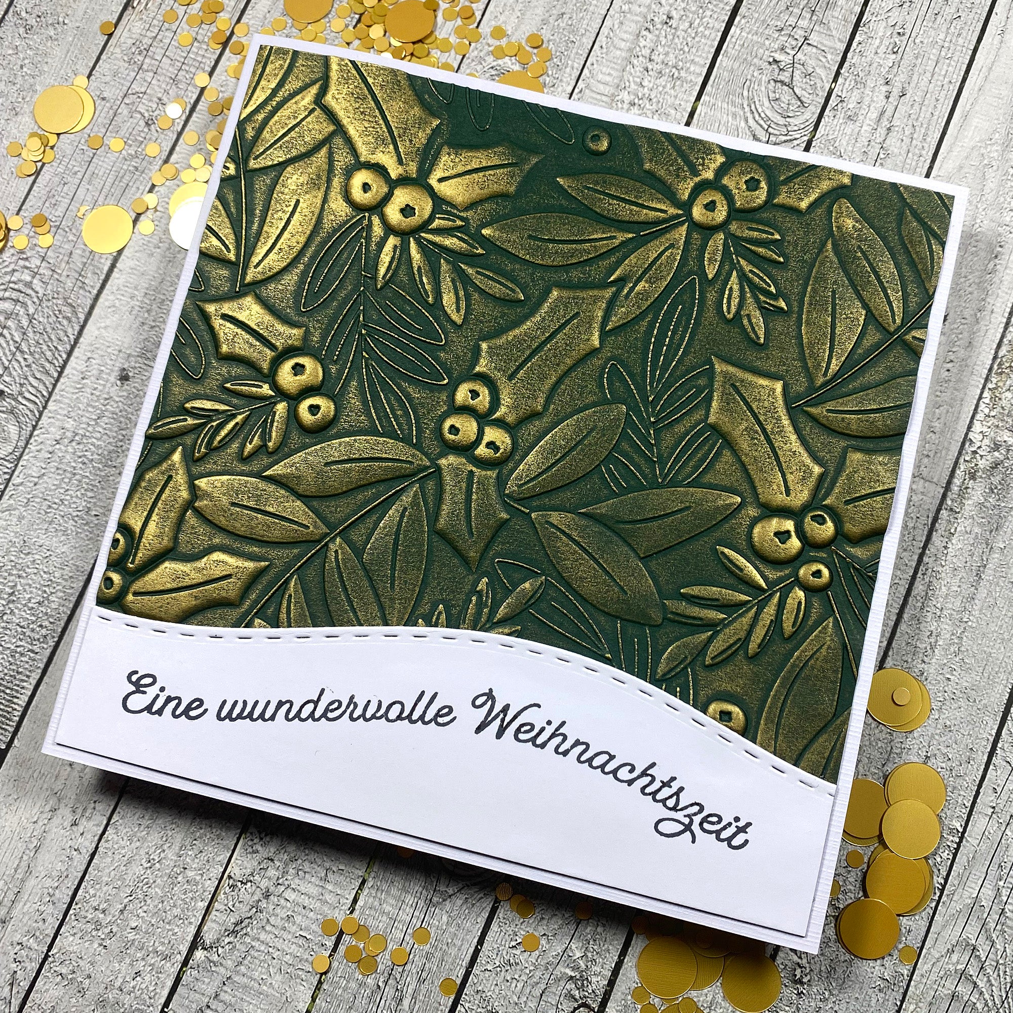 Karten-Kunst Clear Stamps KK-0255 - Geschwungene Sprüche Weihnachten