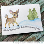 Karten-Kunst Clear Stamps KK-0255 - Geschwungene Sprüche Weihnachten