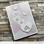 Karten-Kunst Stanzschablone kk-D136 - Mini Pierced Round Hearts