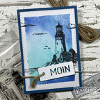Karten-Kunst Clear Stamps KK-0244 - Leuchtturm Stempel maritim