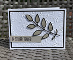 Karten-Kunst Stanzschablone Blätter-Zweige - kk-D152 Ash Leaf