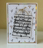 Karten-Kunst Clear Stamps KK-0197 - Fantastisches Weihnachtsfest