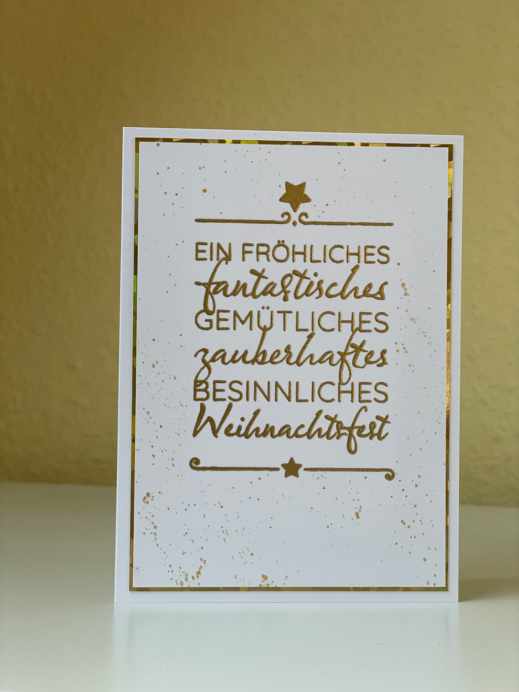 Karten-Kunst Clear Stamps KK-0197 - Fantastisches Weihnachtsfest