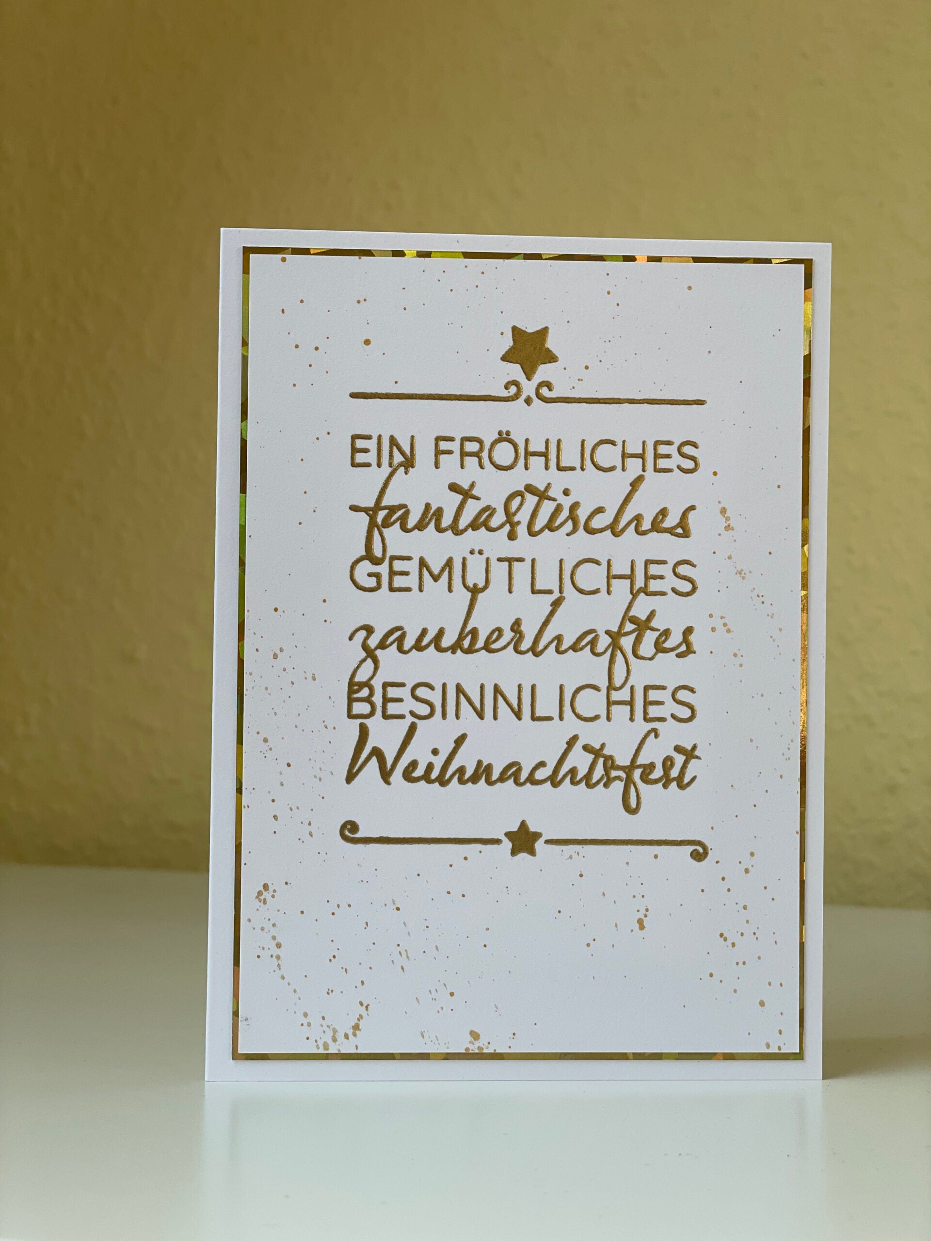 Karten-Kunst Clear Stamps KK-0197 - Fantastisches Weihnachtsfest