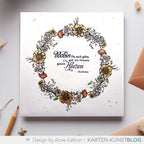 Karten-Kunst Clear Stamps KK-0270 - Circulus Romantischer Kranz