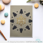 Karten-Kunst Hot Foil Plate kk-HF024 - Small Snowflake