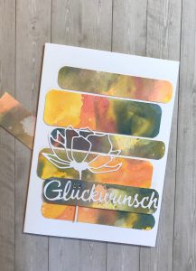 Karten-Kunst Stanzschablone kk-D006 - Große Texte Glückwunsch