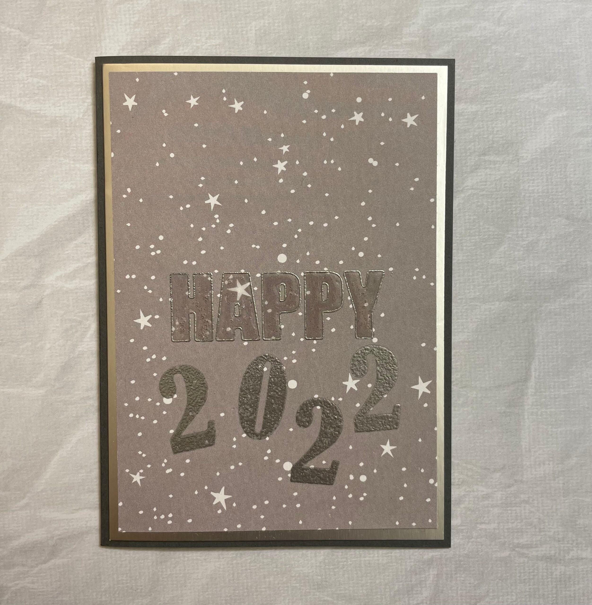 Karten-Kunst Clear Stamps KK-0205 - Mega Happy Birthday / New Year
