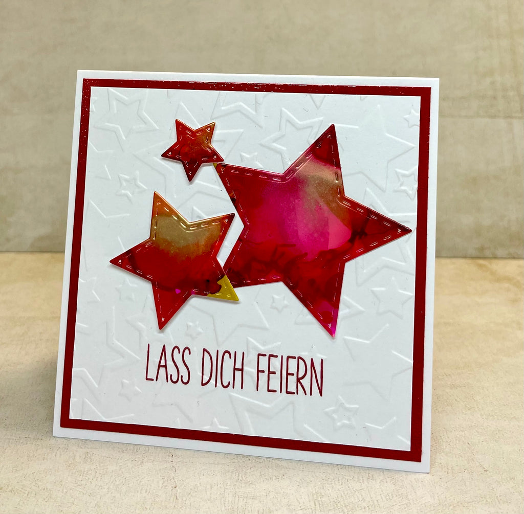 Karten-Kunst Stanzschablone kk-D160 - Stitched Nested Stars