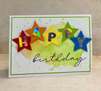 Karten-Kunst Clear Stamps KK-0205 - Mega Happy Birthday / New Year