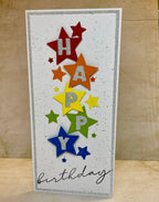 Karten-Kunst Stanzschablone kk-D160 - Stitched Nested Stars