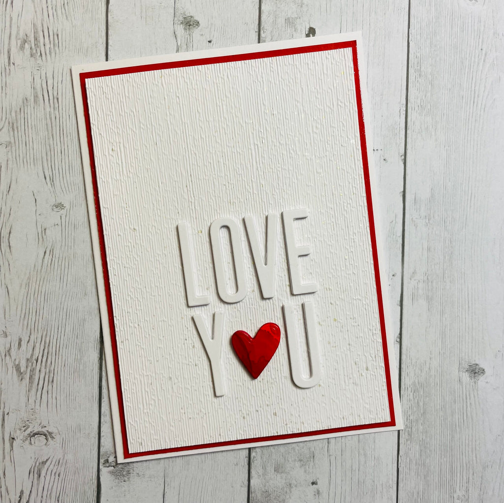 Karten-Kunst Stanzschablone kk-D175 - Mini Cool Hearts