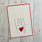 Karten-Kunst Stanzschablone kk-D175 - Mini Cool Hearts