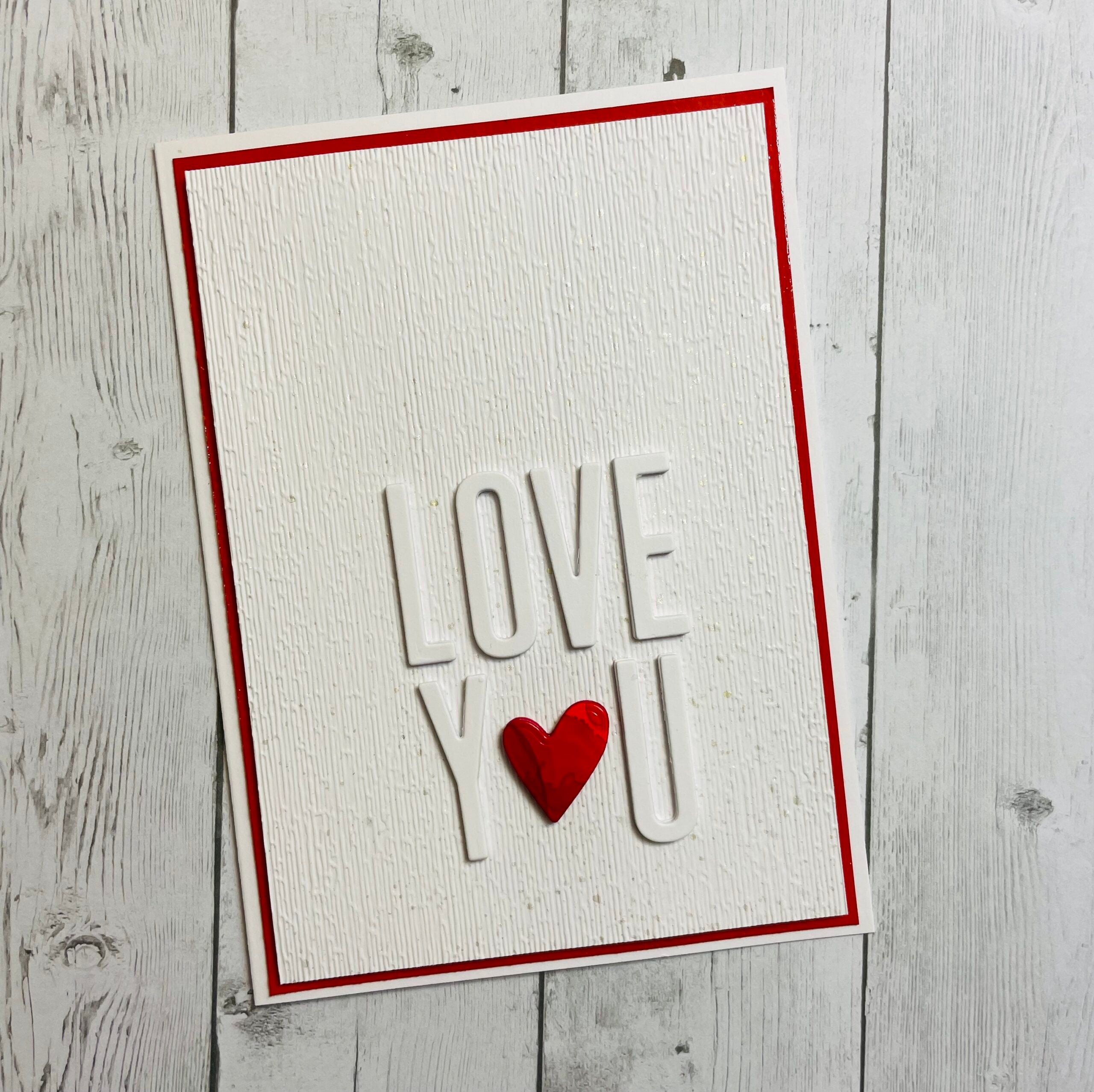 Karten-Kunst Stanzschablone kk-D175 - Mini Cool Hearts