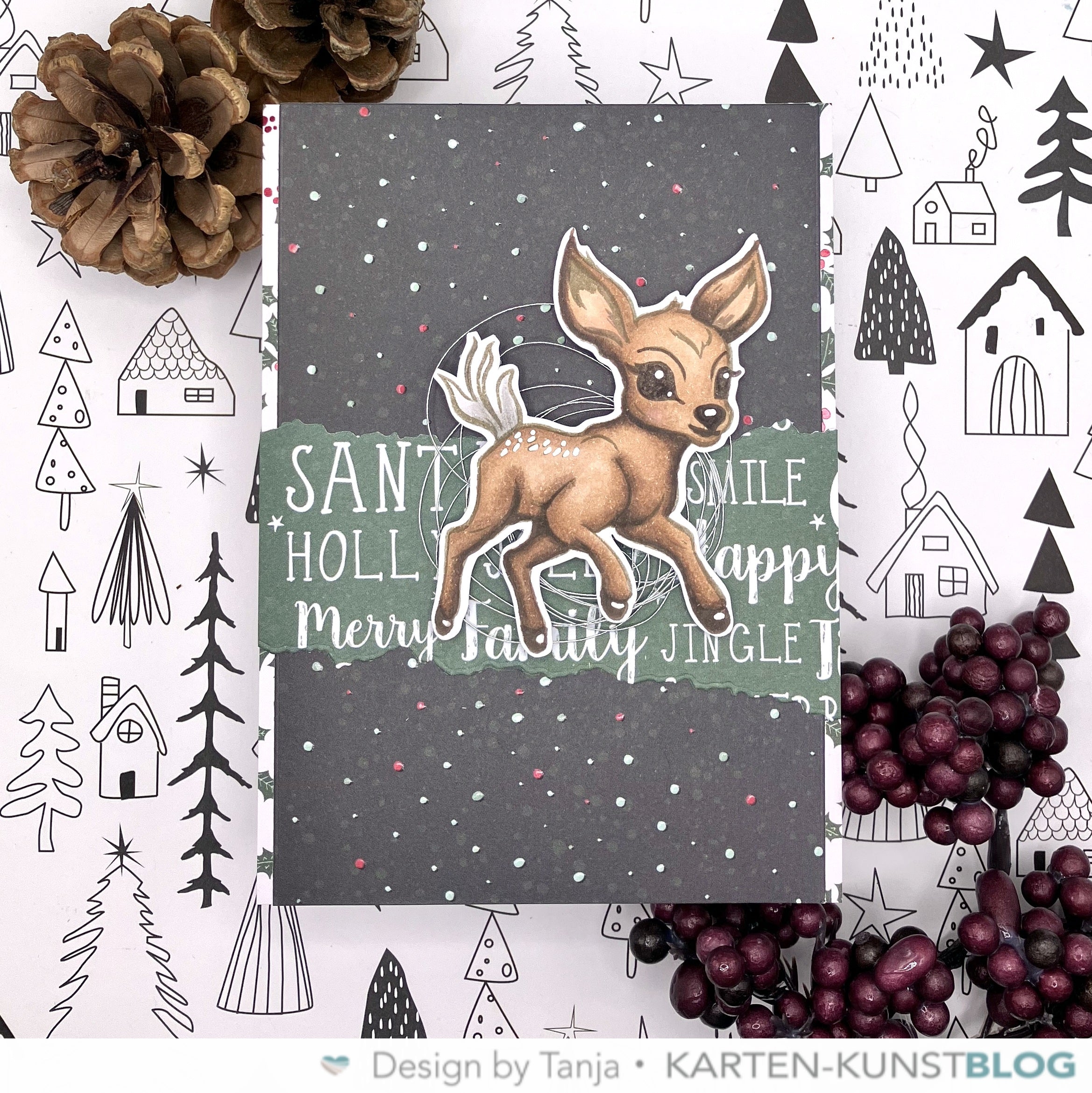 Karten-Kunst Clear Stamps KK-0256 - Weihnachtsmann-Helferlein