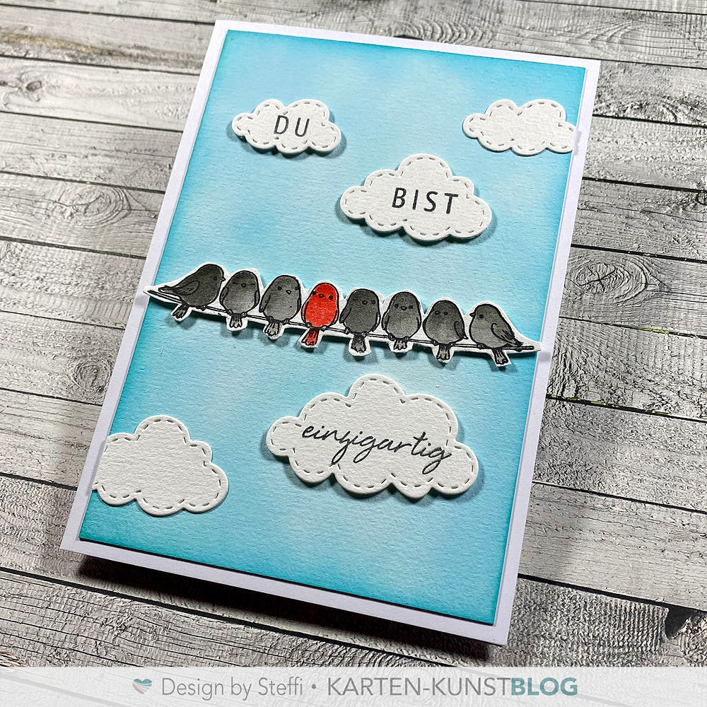 Karten-Kunst Clear Stamps KK-0283 - Vogelglück