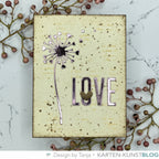 Karten-Kunst Stanzschablone kk-D052 - Dandelion Hearts
