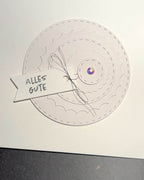 Karten-Kunst Stanzschablone kk-D178 - Kreise mit Nahtlinien / Stitched Circles