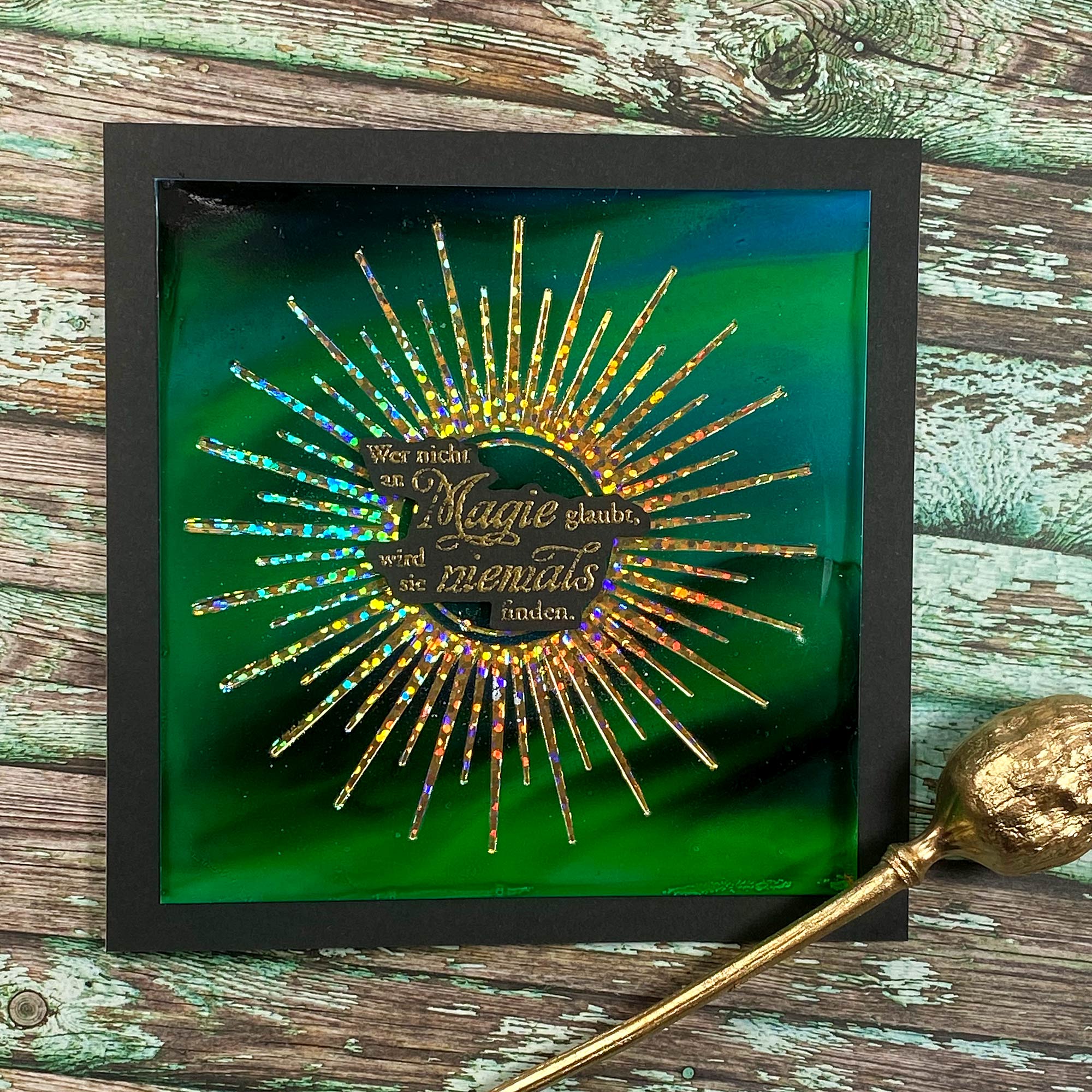 Memory Box Hot Foil Plate - MBF009 Sunburst
