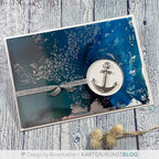 Karten-Kunst Stanzschablone kk-D087 - Anchors / Anker