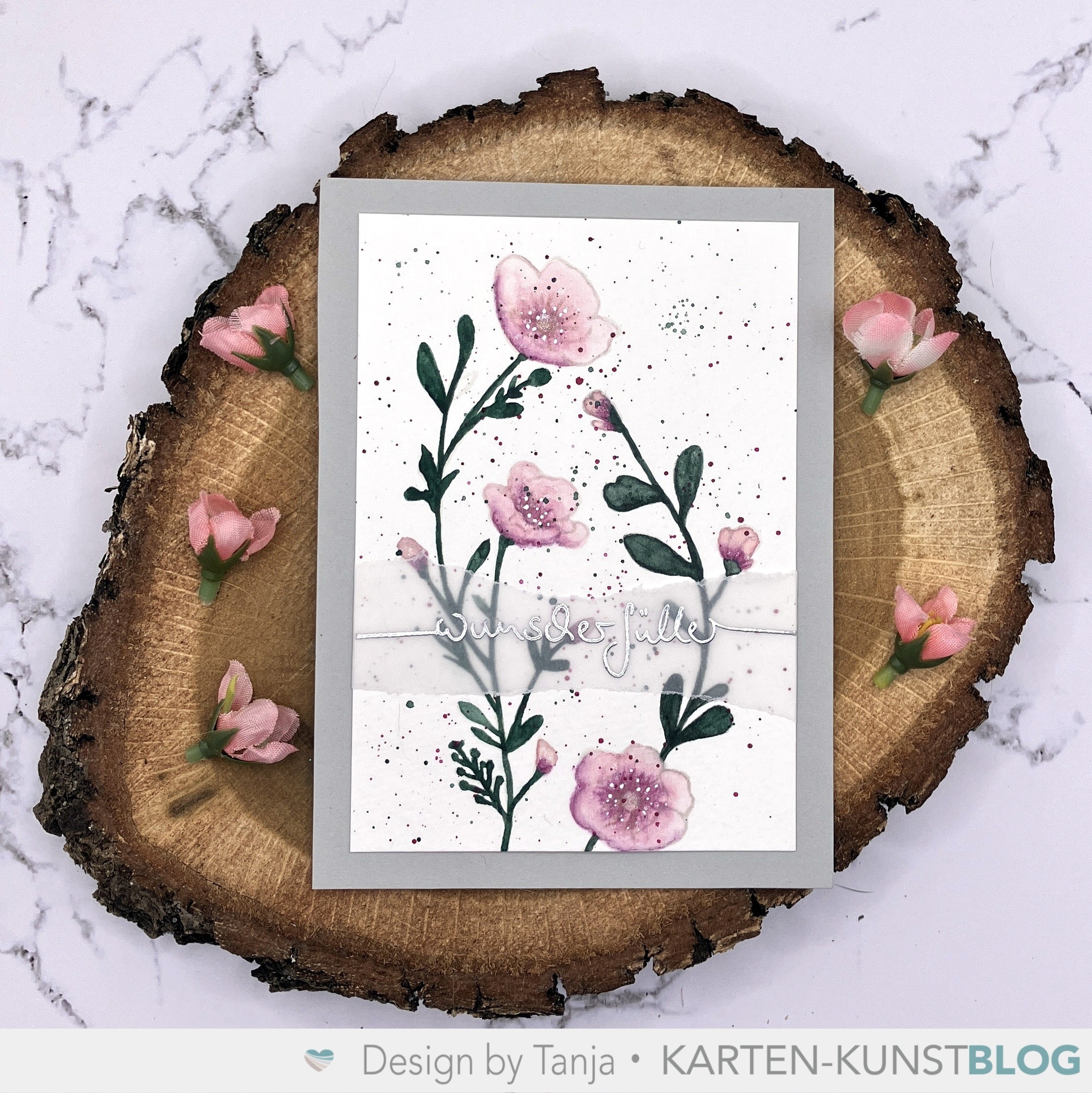 Karten-Kunst Clear Stamps KK-0261 – Schriftzug-Set Wünsch dir was, Gutschein, Wunscherfüller