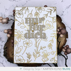 Karten-Kunst Clear Stamps Groß KK-0257 - Delicate Plants / Zarte Blumen