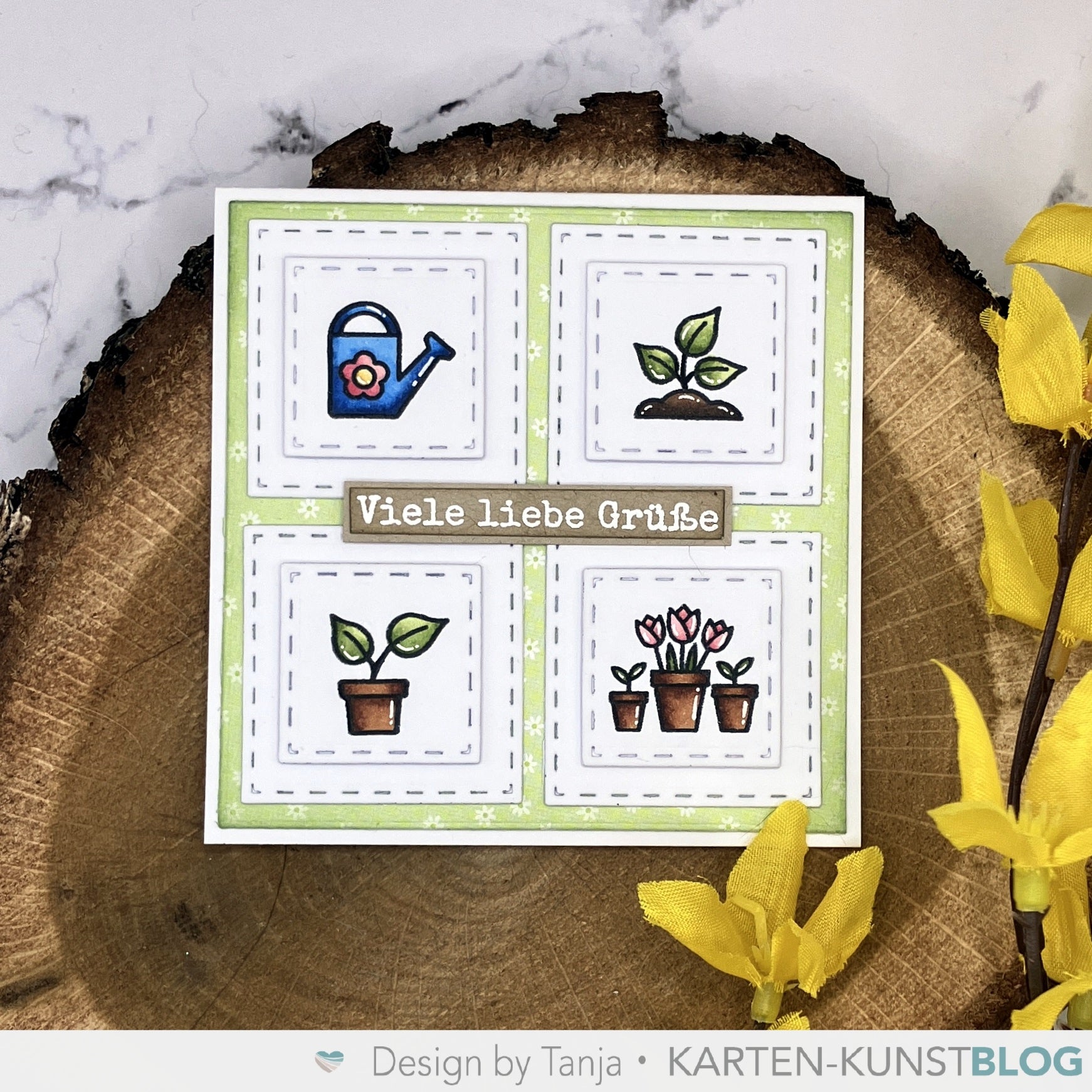Karten-Kunst Stanzschablone kk-D209 - Card Designer Squares