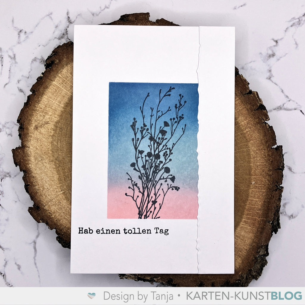 Karten-Kunst Clear Stamps KK-0263 - Blooming Plants / Blühende Zweige