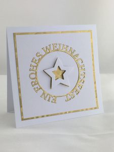 Karten-Kunst Stanzschablone kk-D043 - Kreistexte Ein frohes Weihnachtsfest