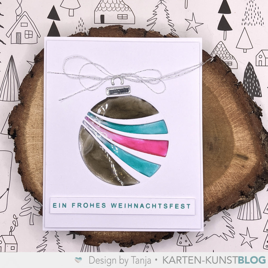 Karten-Kunst Clear Stamps KK-0201 - Weihnachten modern