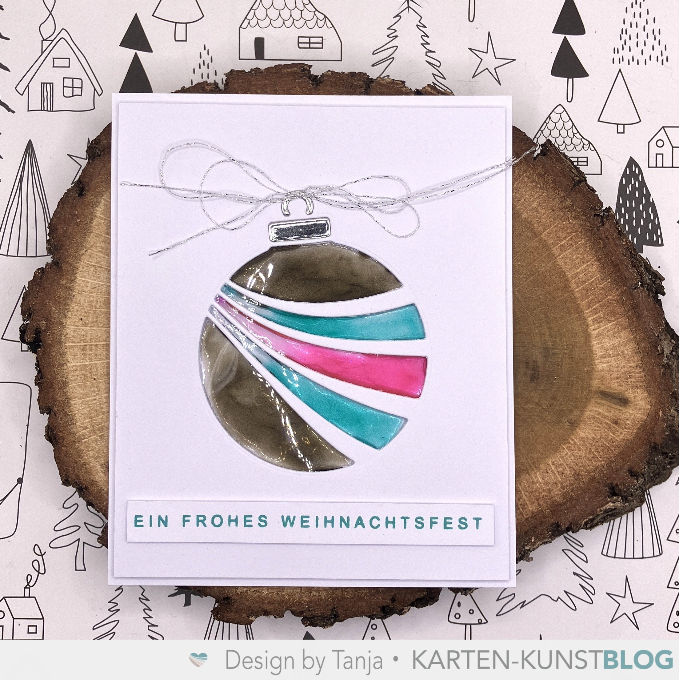 Karten-Kunst Clear Stamps KK-0201 - Weihnachten modern