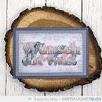 Karten-Kunst Clear Stamps KK-0152 - Script Background