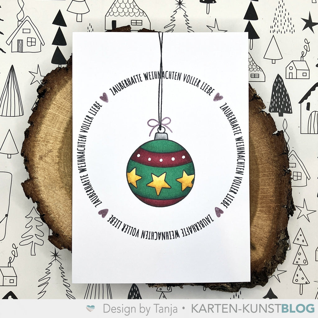 Karten-Kunst Stempel Tool Circulus8 Kranz- und Kreisstempelhilfe