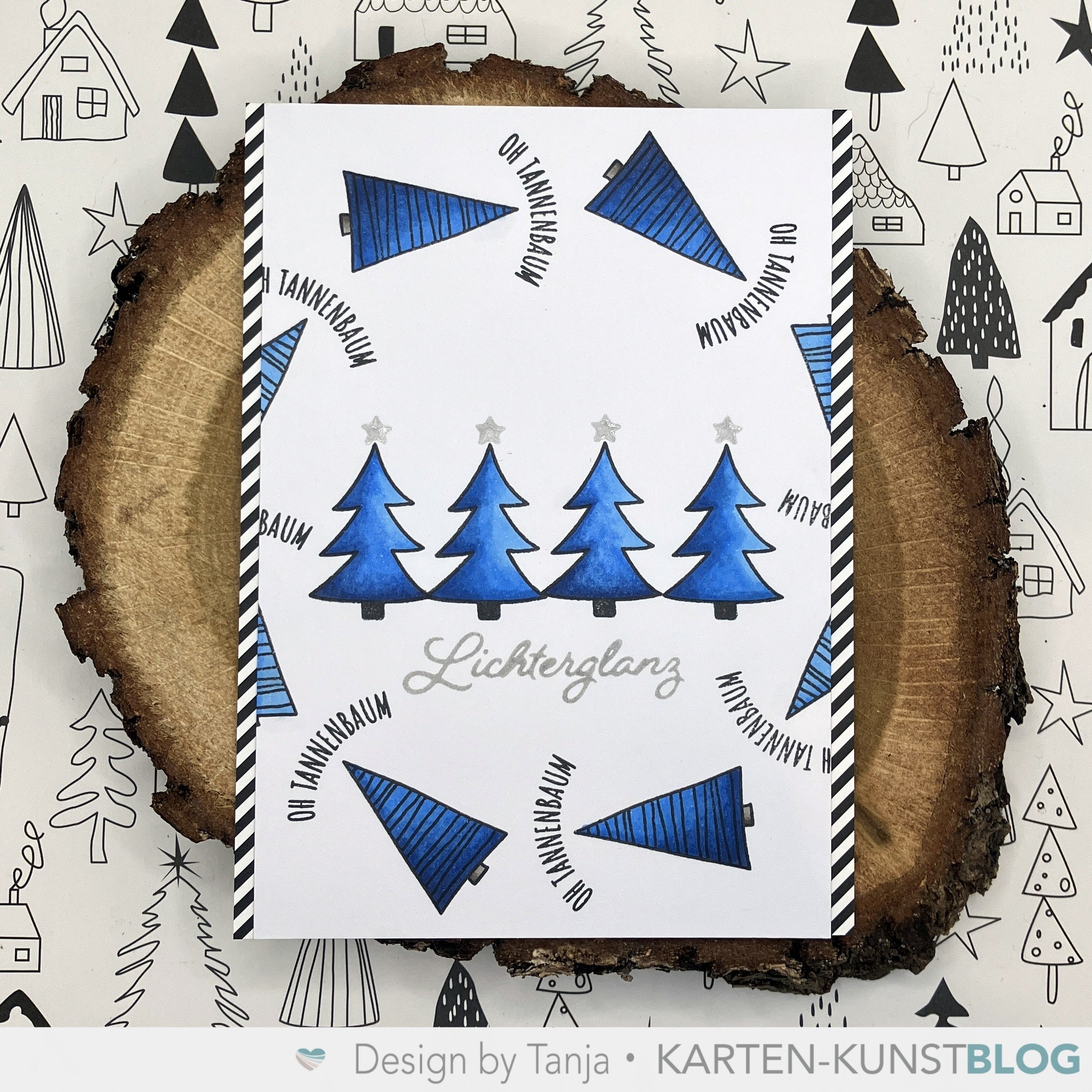 Karten-Kunst Clear Stamps KK-0268 - Circulus Runde Weihnachtssprüche