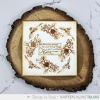 Karten-Kunst Clear Stamps KK-0270 - Circulus Romantischer Kranz