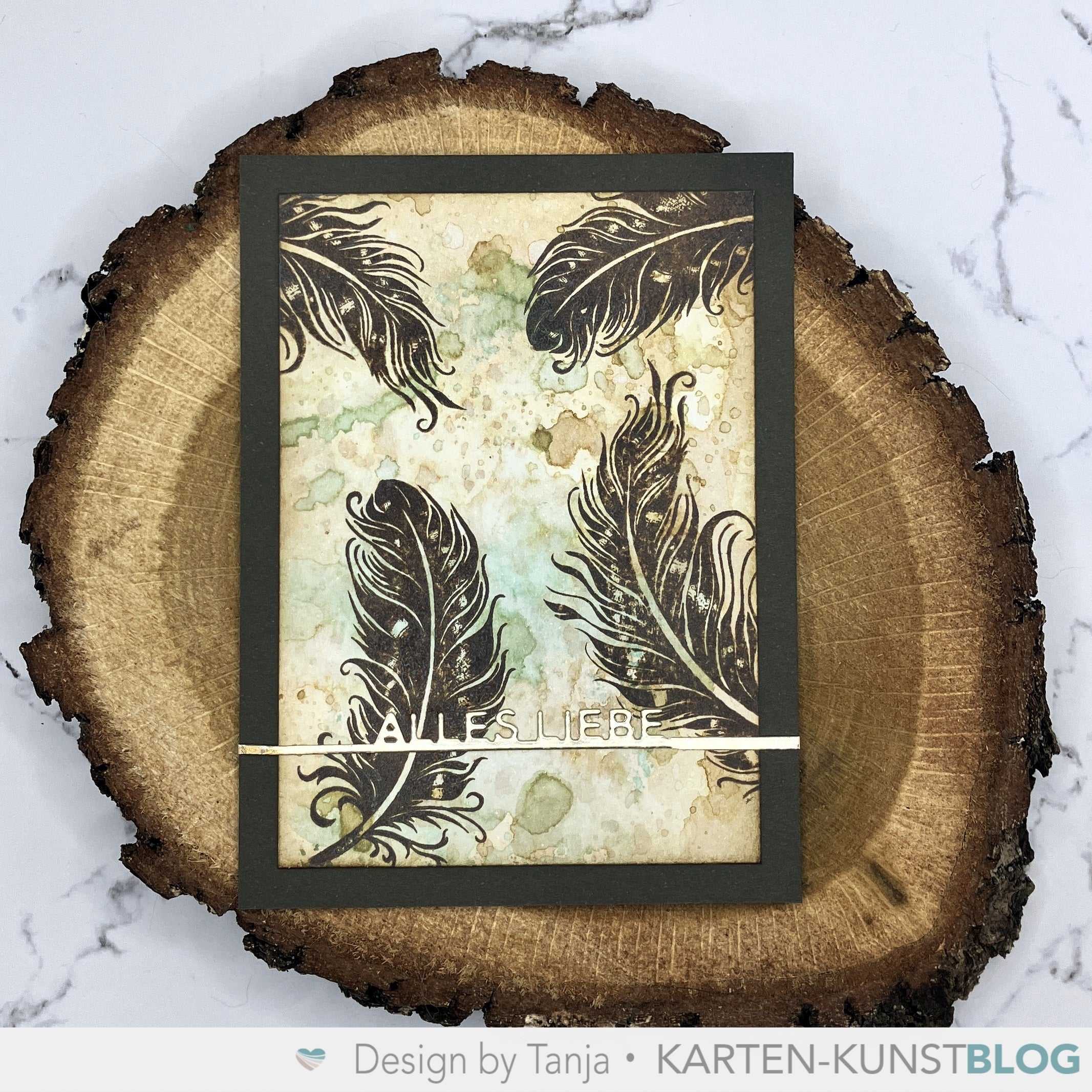 Karten-Kunst Clear Stamps KK-0269 - Schwungvolle Federn