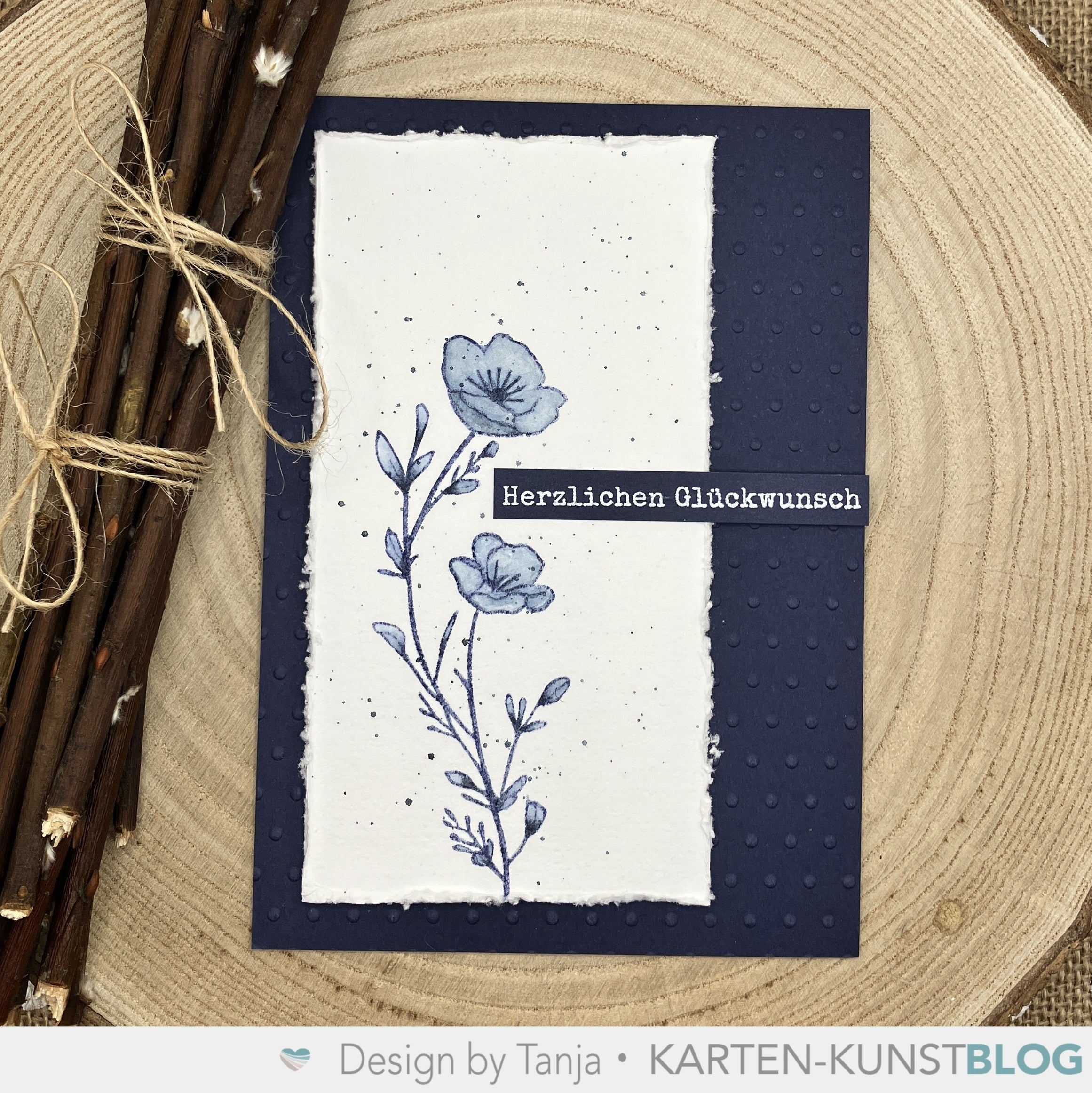 Karten-Kunst Clear Stamps Groß KK-0257 - Delicate Plants / Zarte Blumen