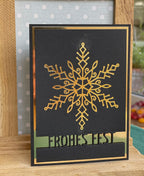 Karten-Kunst Hot Foil Plate kk-HF008 - Snowflake