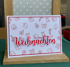 Karten-Kunst Hot Foil Plate kk-HF011 - Riesige Weihnachten