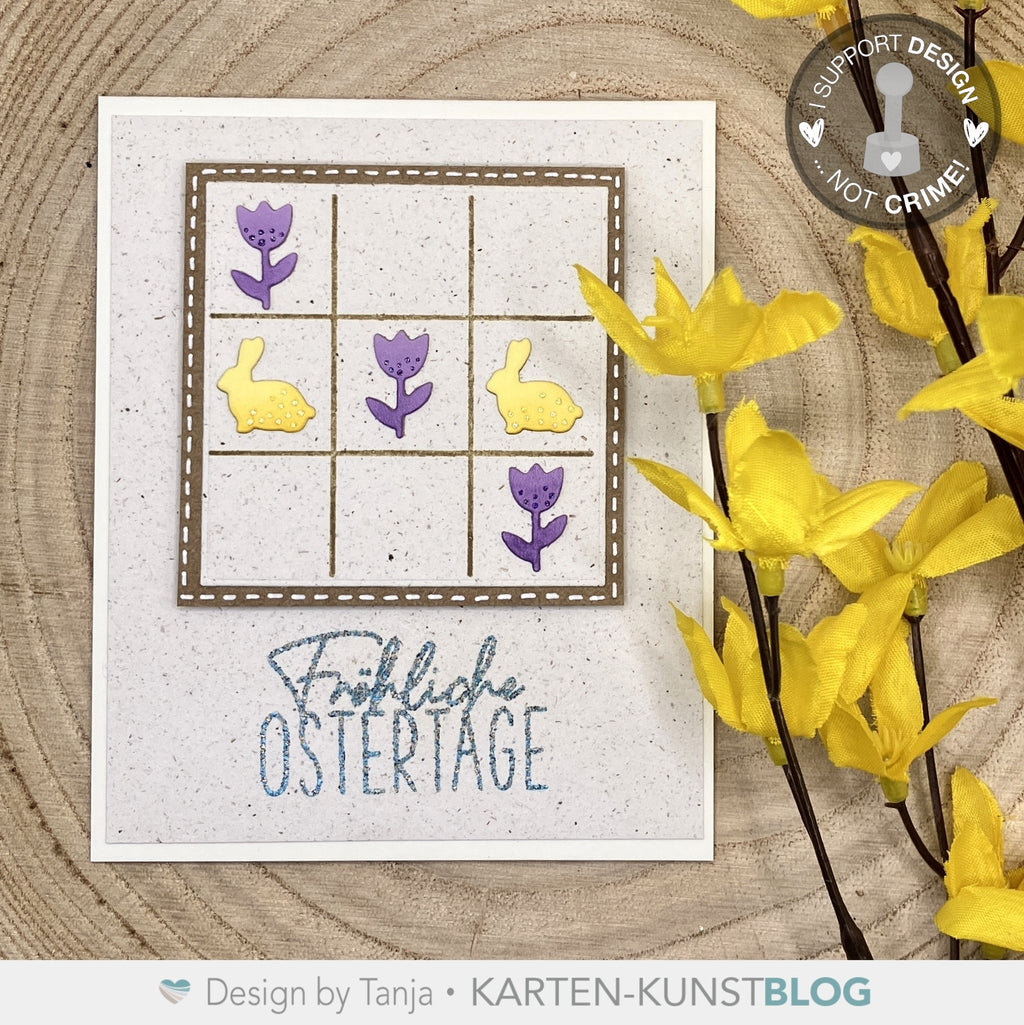 Karten-Kunst Clear Stamps KK-0279 - Capri Groß: Sprüche zu Ostern