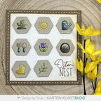 Karten-Kunst Clear Stamps KK-0279 - Capri Groß: Sprüche zu Ostern