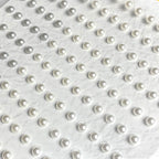 Nellie's Choice Halbperlen 150Stück 3mm Weißtöne