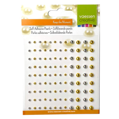 Vaessen creative Halbperlen Gold & Silber Glänzend