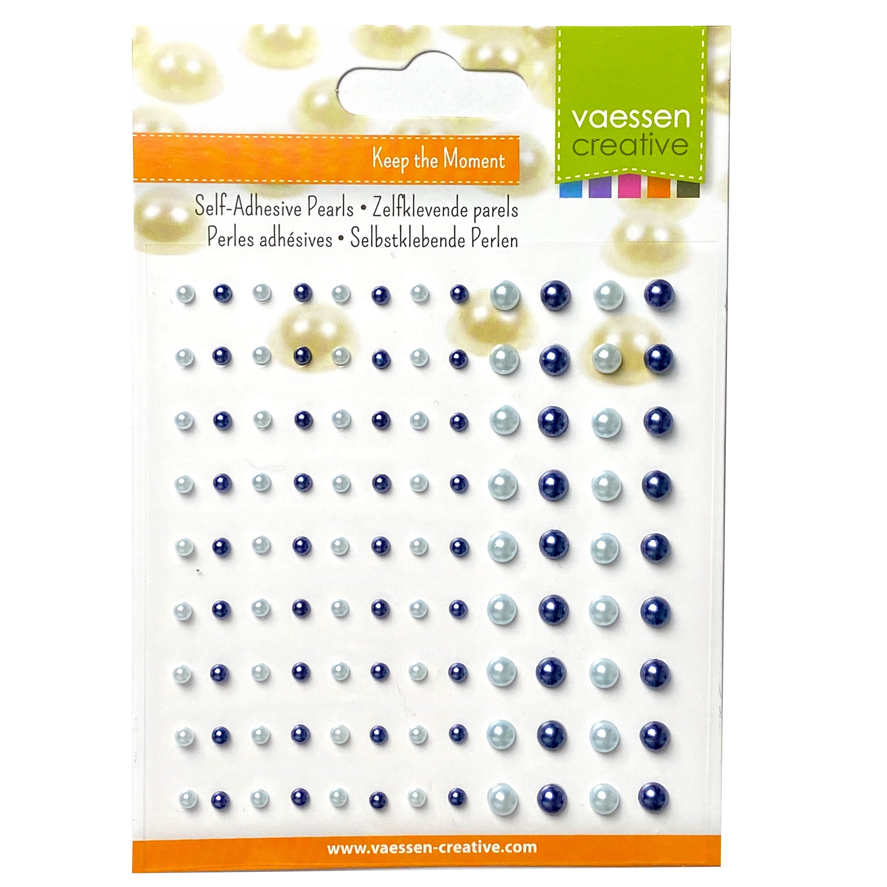 Vaessen creative Halbperlen Blau