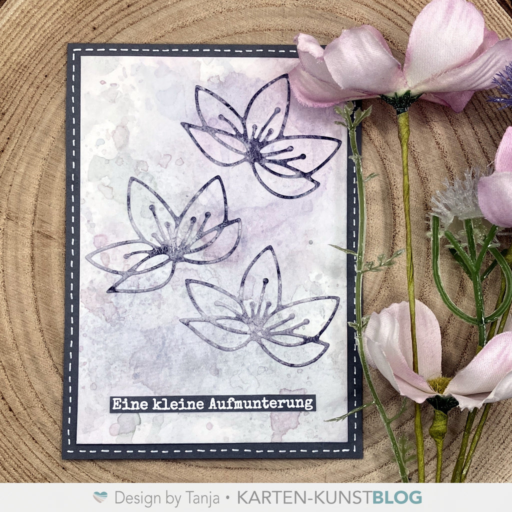 Karten-Kunst Stanzschablone kk-D221 - Cute Flower